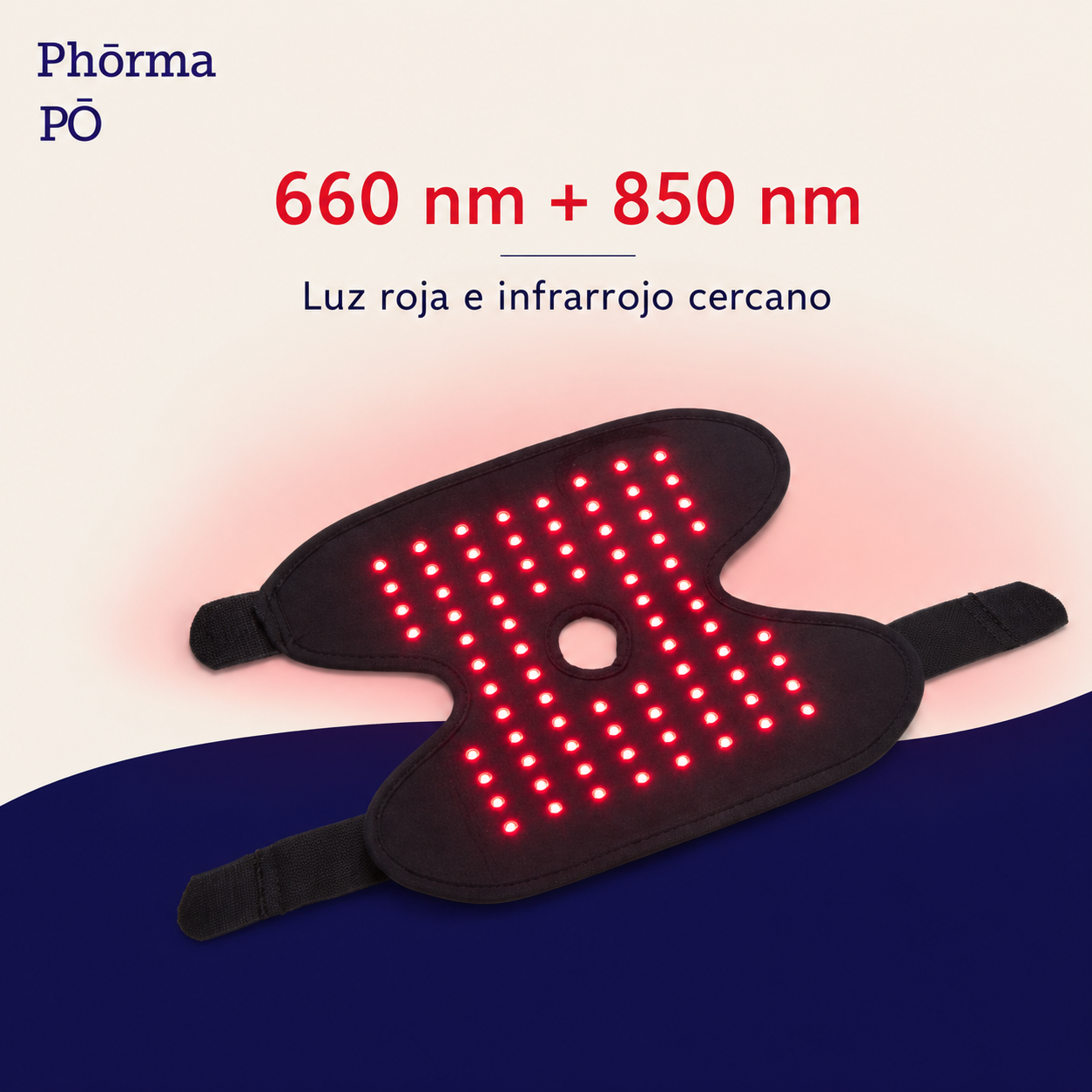 PHŌRMA Ankle Light — Tobillera LED de Luz Roja e Infrarrojo