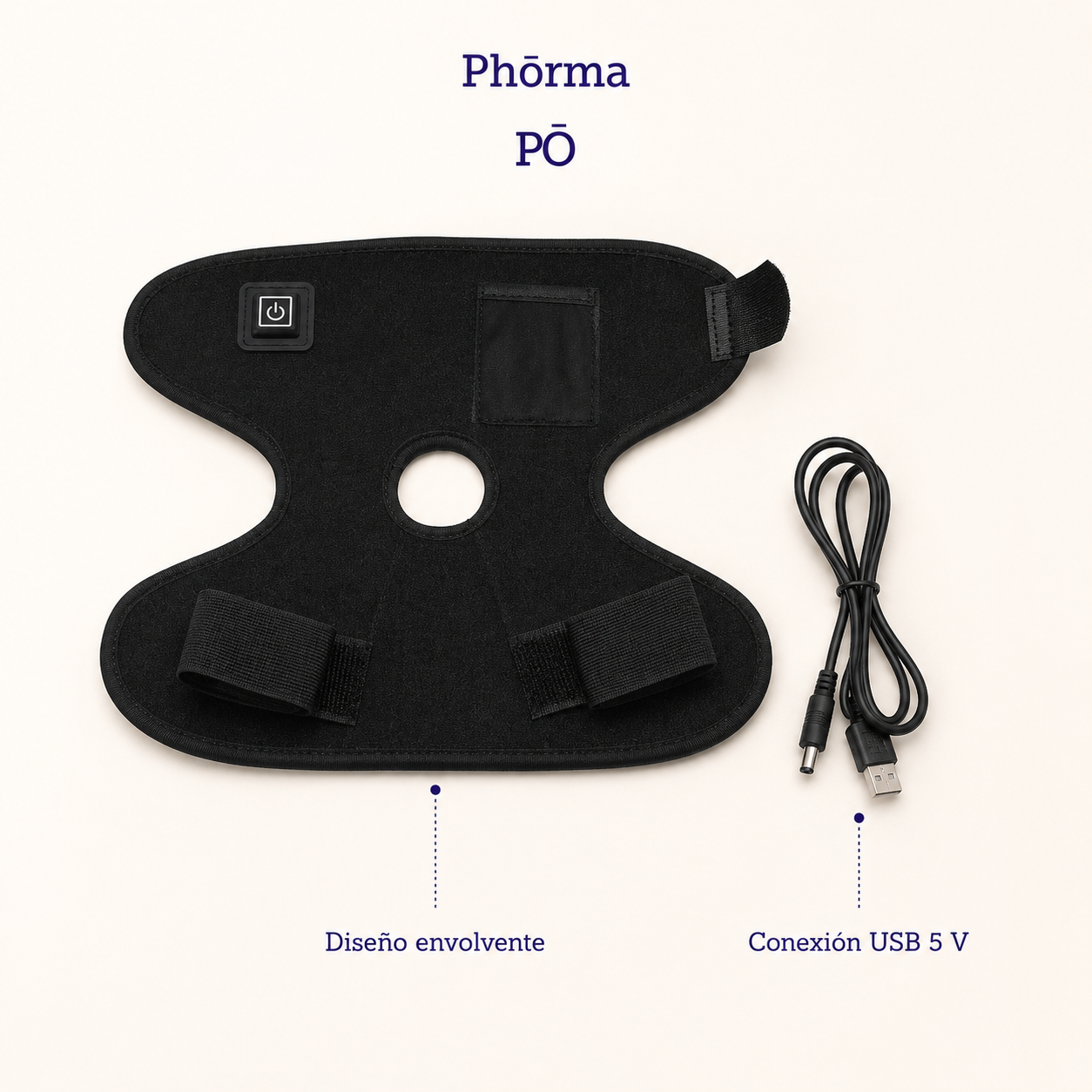 PHŌRMA Ankle Light — Tobillera LED de Luz Roja e Infrarrojo
