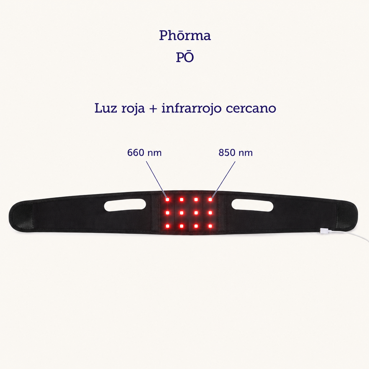 PHŌRMA Flex Light — Banda LED Flexible de Luz Roja e Infrarrojo