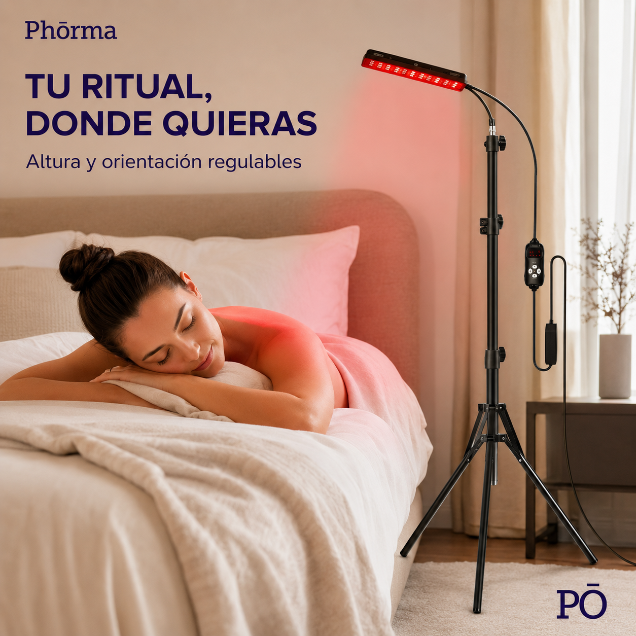 PHŌRMA Stand Light — Lámpara LED de Luz Roja e Infrarrojo