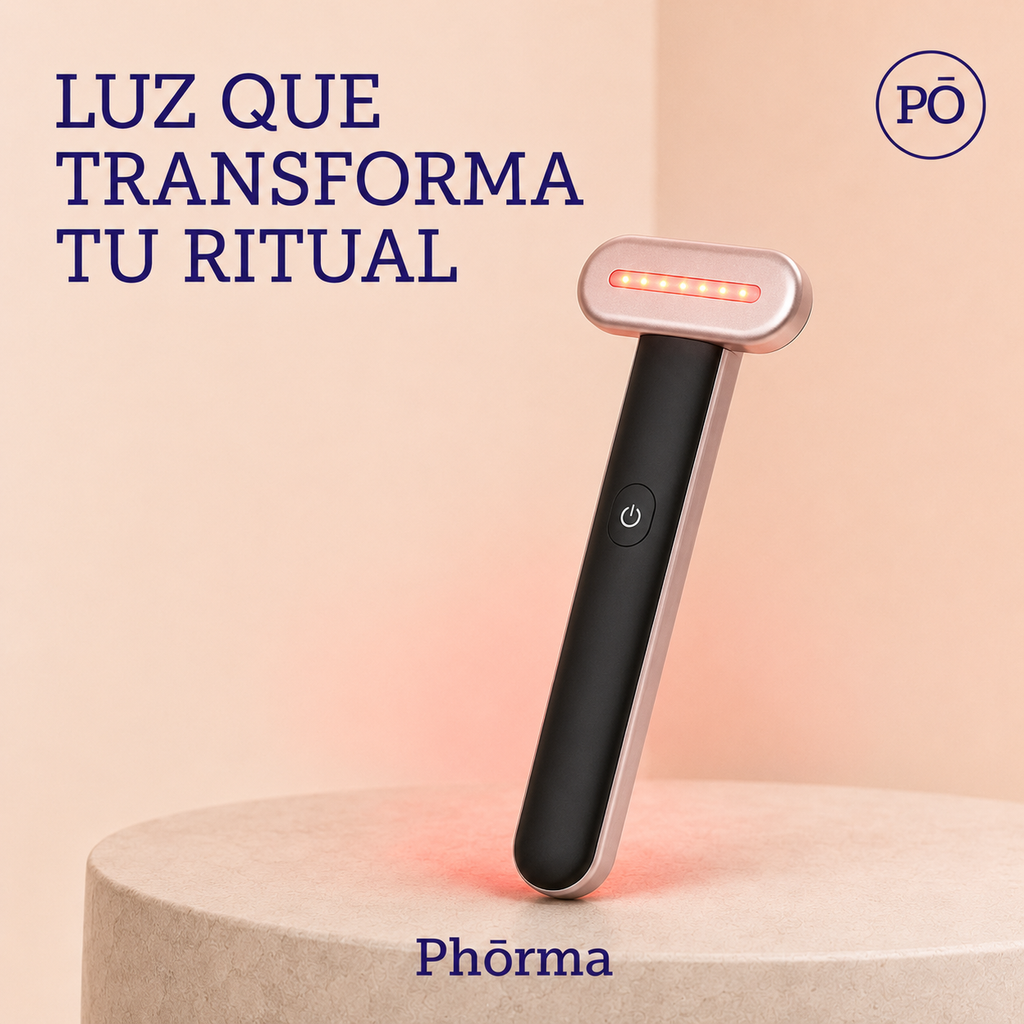 PHŌRMA Aura 7 — Dispositivo Facial LED con Calor y Microcorriente