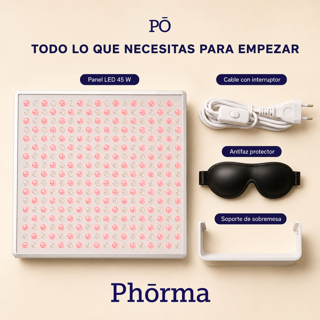 PHŌRMA Panel 45 — Panel LED de Luz Roja e Infrarrojo