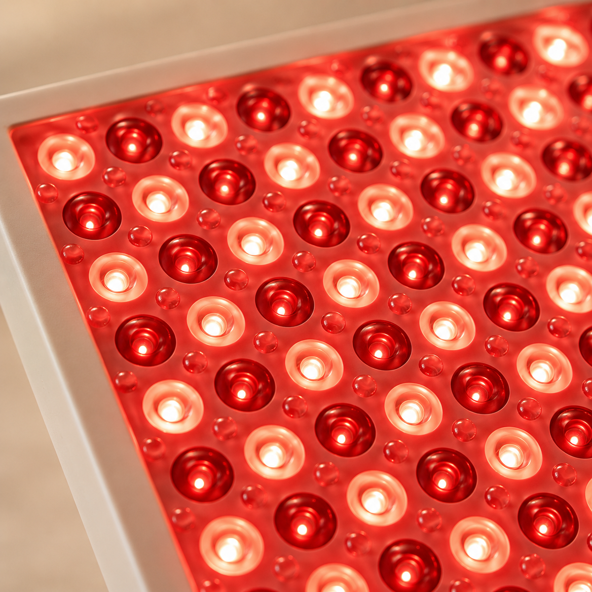 PHŌRMA Panel 45 large-format red light therapy panel for back, shoulders, chest and thighs, front view